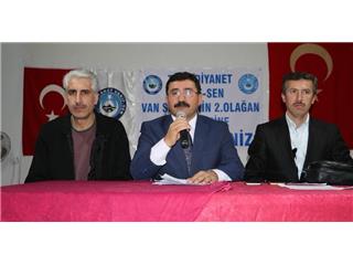 Türk Dİyanet Vakıf-sen VAN şubesi  2.ci olağan kongeresi yapıldı